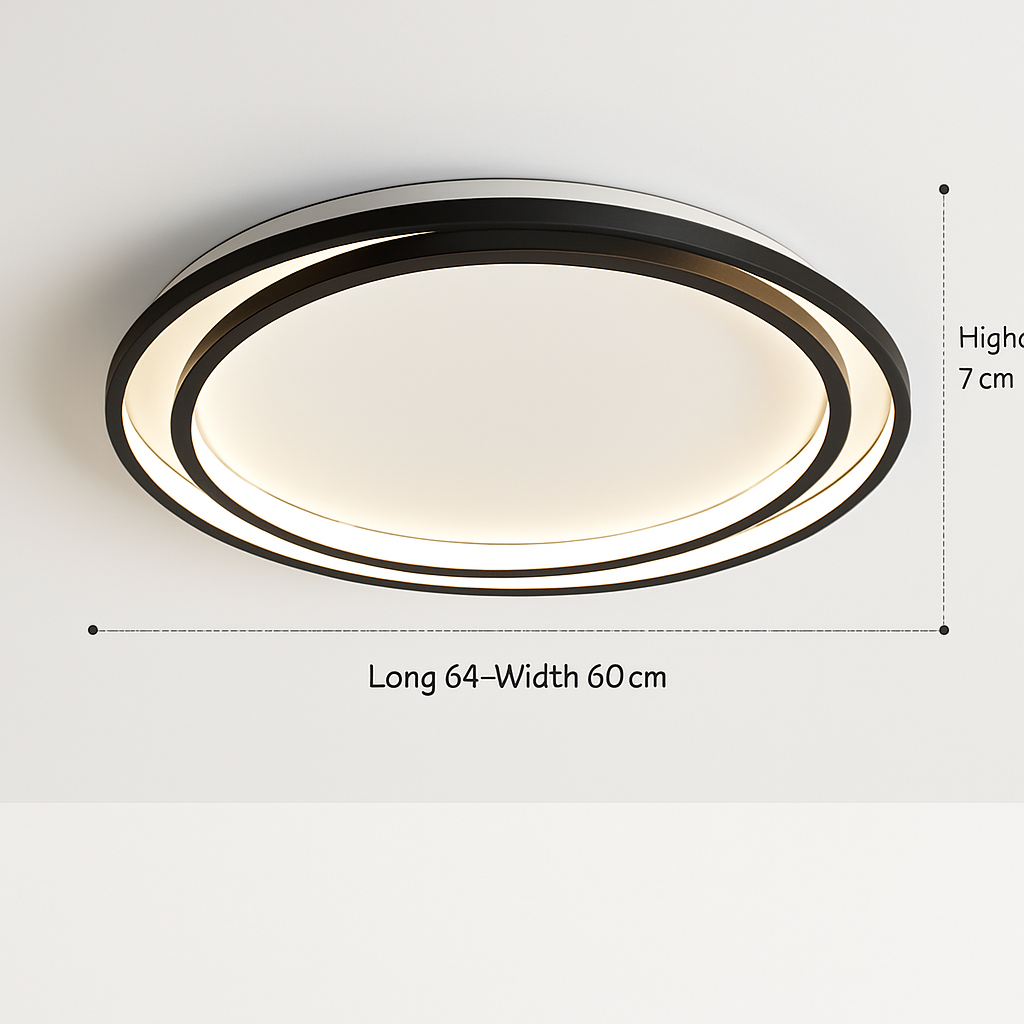 plafonnier led moderne élégant pour décoration intérieure lumineuse