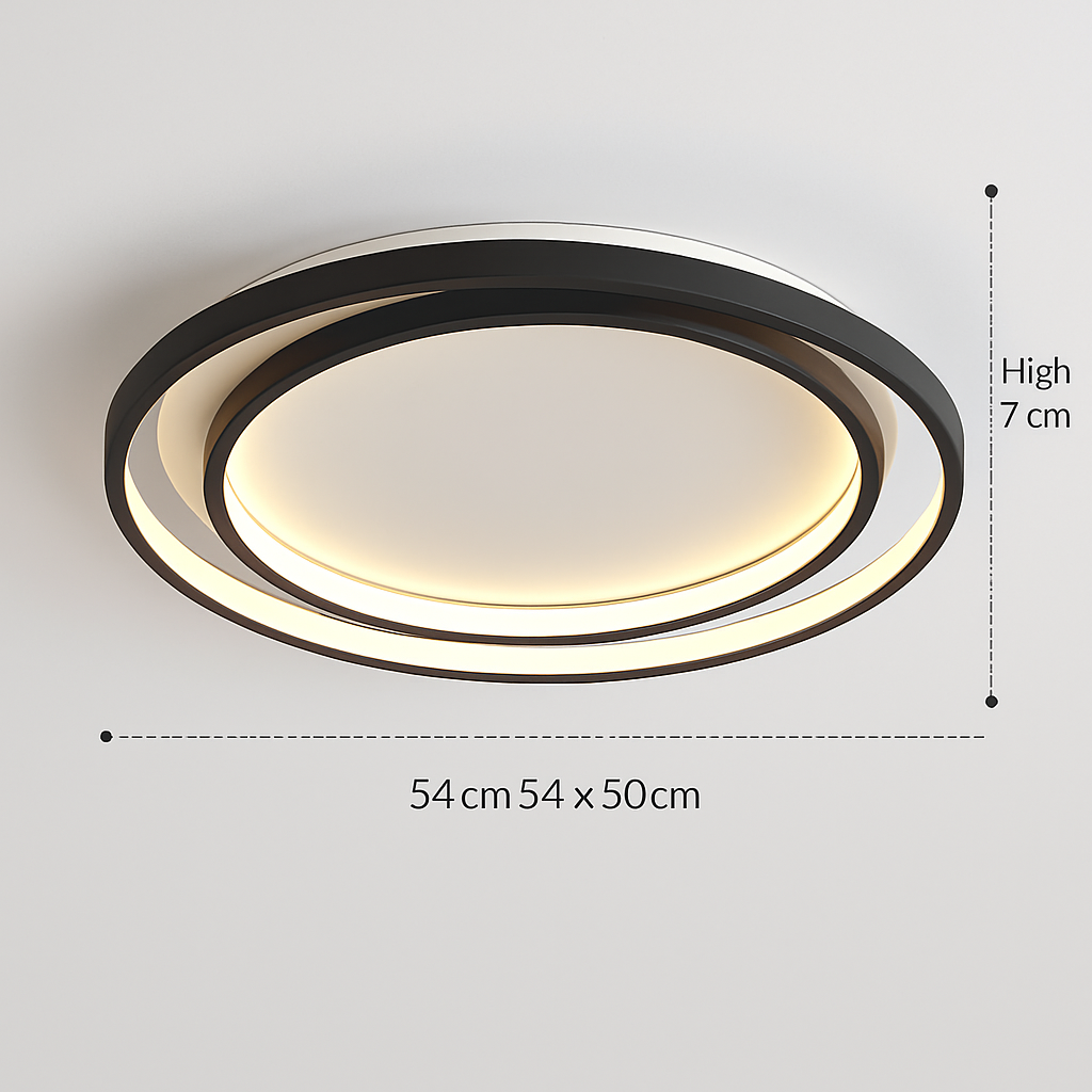 plafonnier led moderne élégant pour décoration intérieure lumineuse