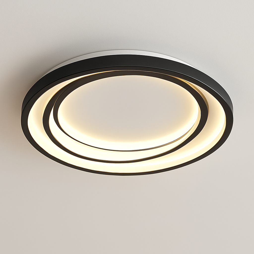 plafonnier led moderne élégant pour décoration intérieure lumineuse