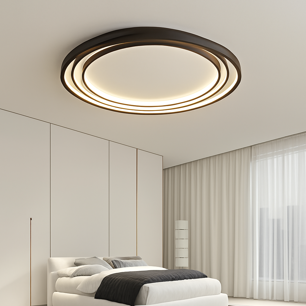 plafonnier led moderne élégant pour décoration intérieure lumineuse