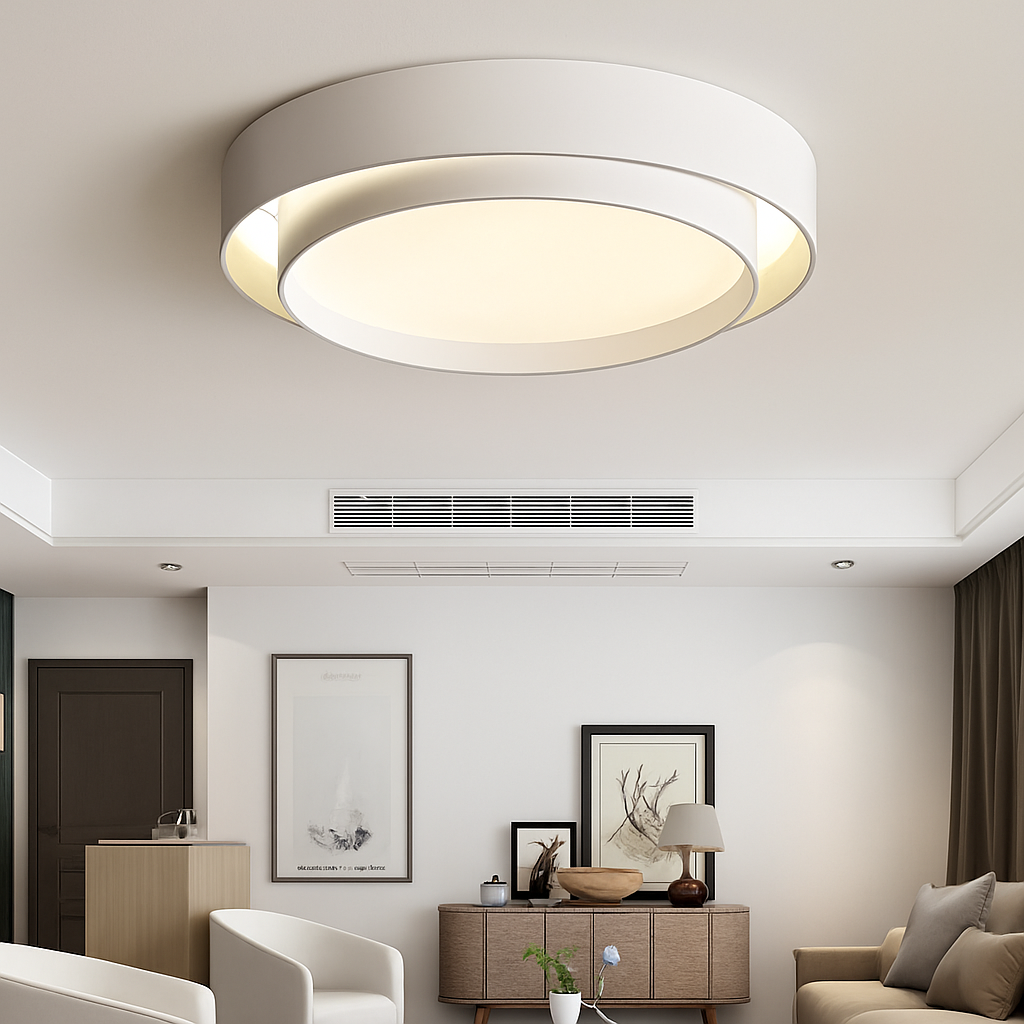 plafonnier led moderne élégant pour décoration intérieure lumineuse