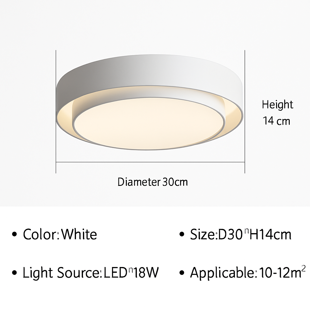 plafonnier led moderne élégant pour décoration intérieure lumineuse