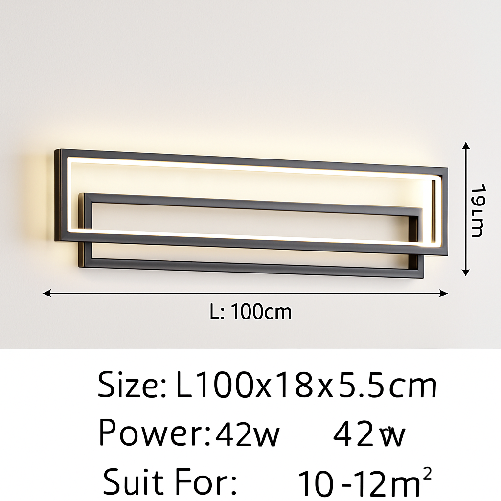 plafonnier led moderne longue bande pour éclairage général