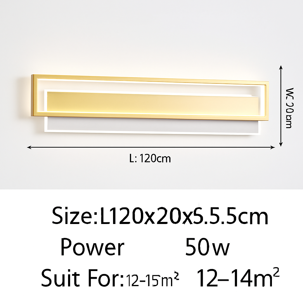 plafonnier led moderne longue bande pour éclairage général