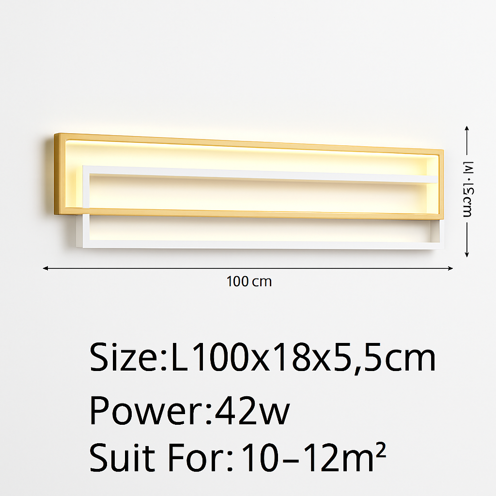 plafonnier led moderne longue bande pour éclairage général