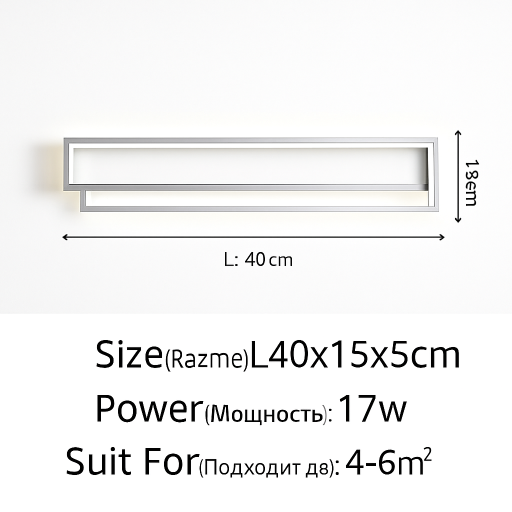plafonnier led moderne longue bande pour éclairage général