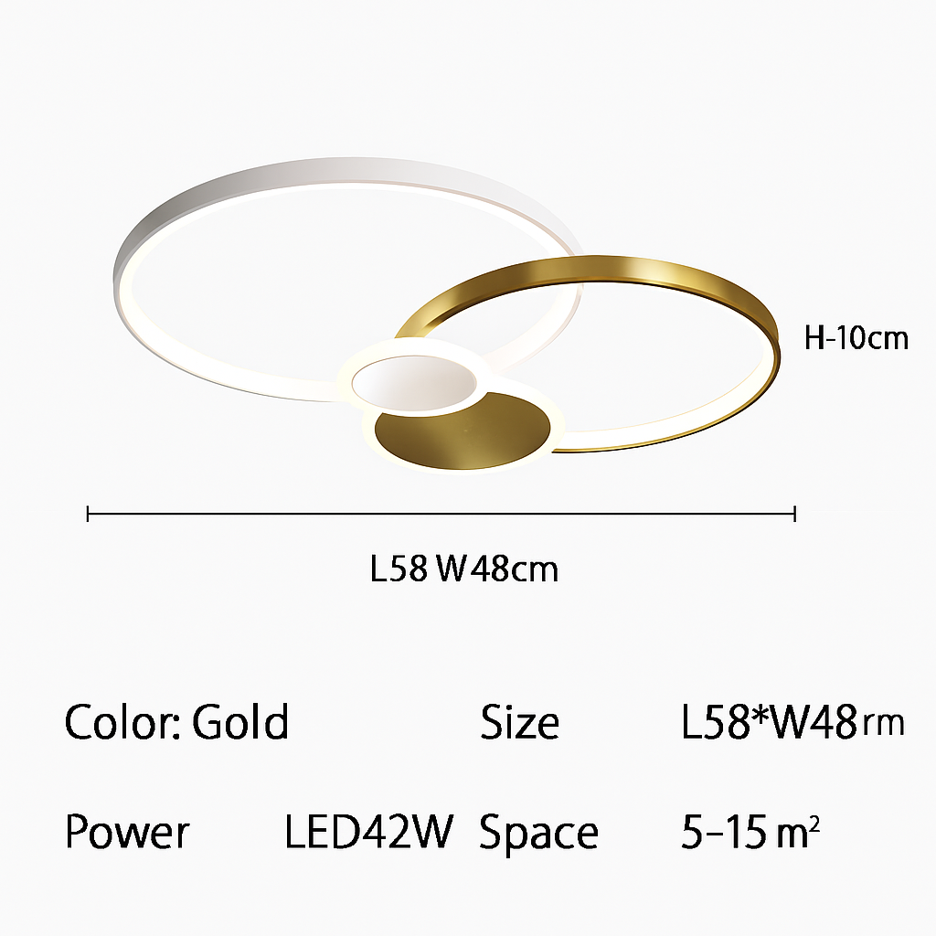 plafonnier led moderne luminaire décoratif d'intérieur idéal pour tous espaces