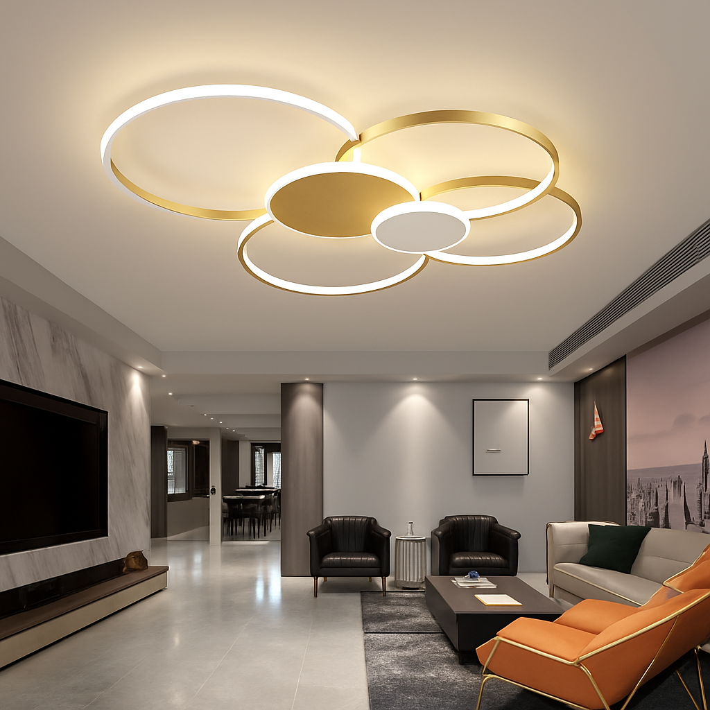 plafonnier led moderne luminaire décoratif d'intérieur idéal pour tous espaces