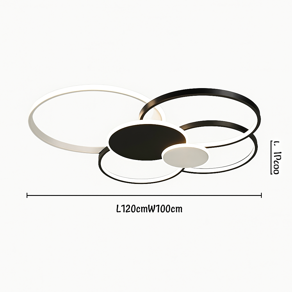 plafonnier led moderne luminaire décoratif d'intérieur idéal pour tous espaces