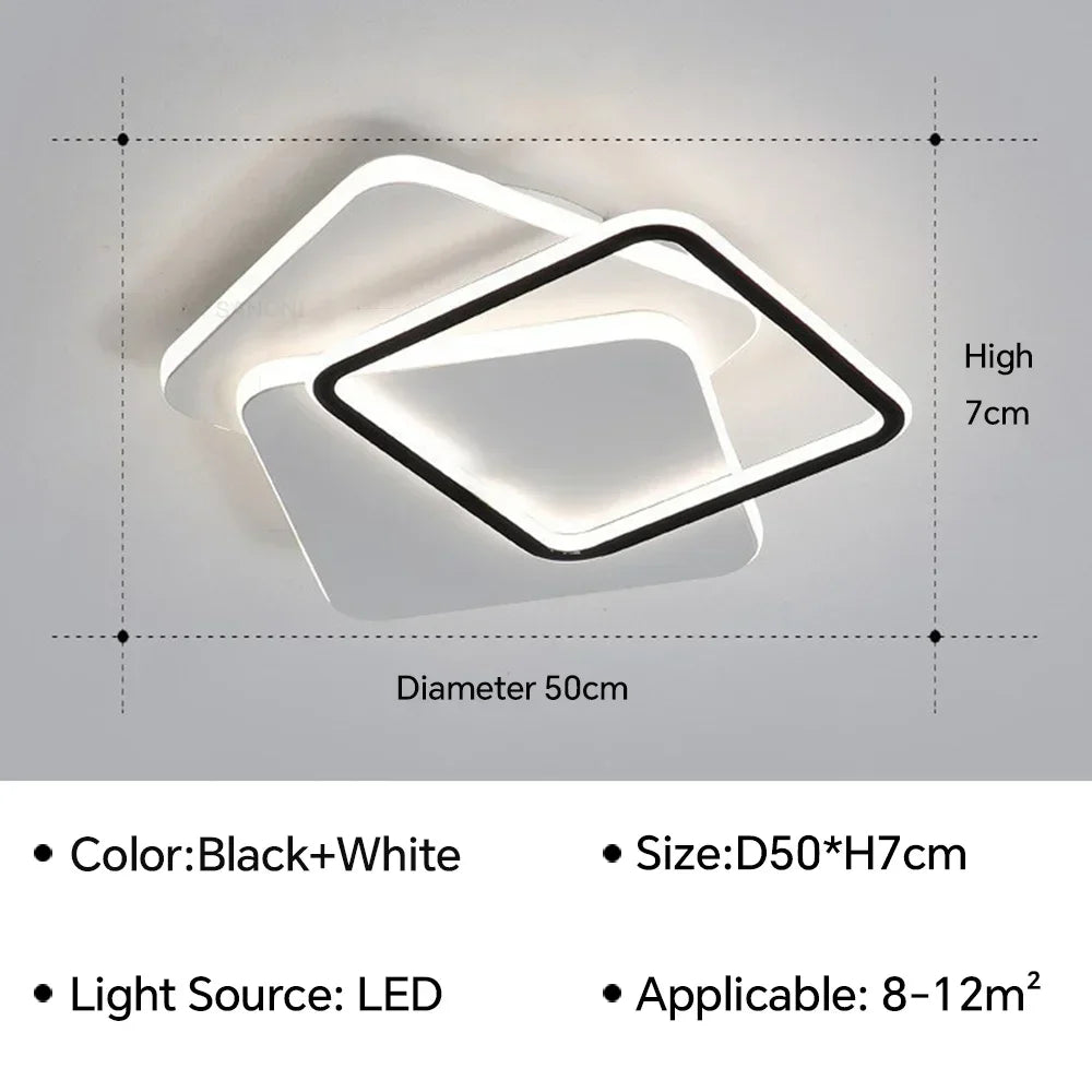 plafonnier led moderne lustre décoratif pour intérieur