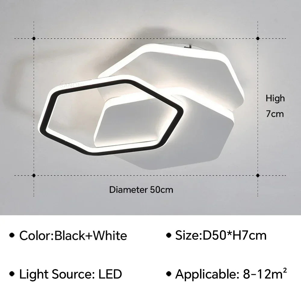 plafonnier led moderne lustre décoratif pour intérieur