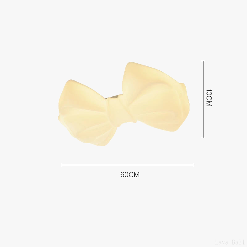 plafonnier led moderne à nœud papillon pour décoration intérieure enfant