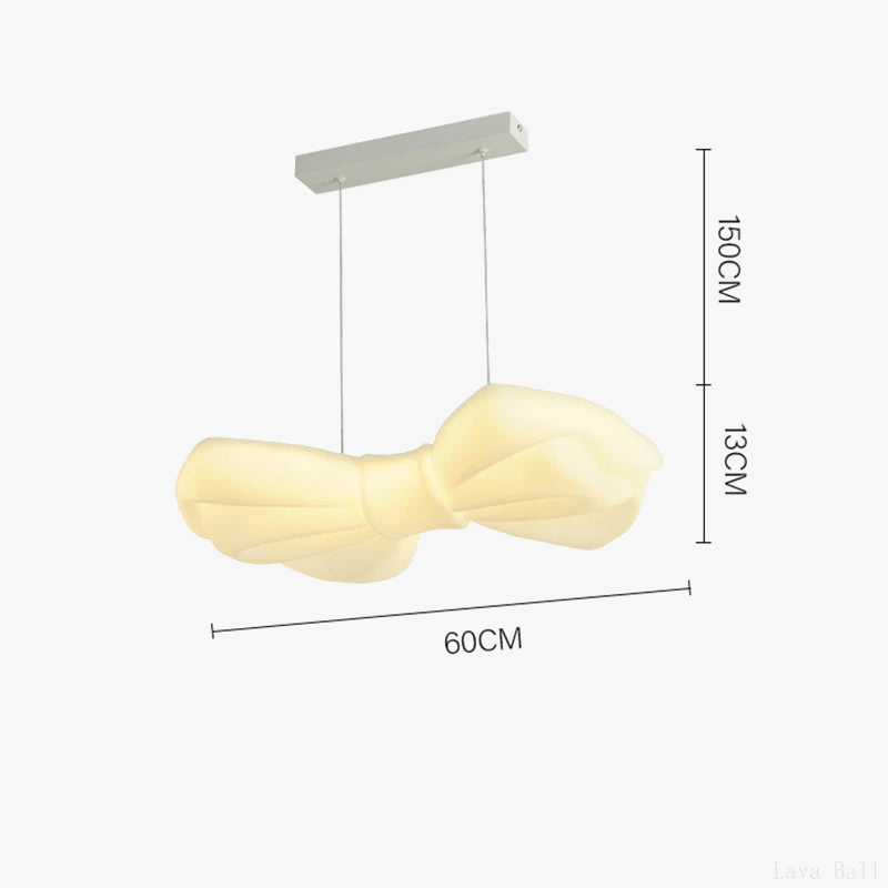 plafonnier led moderne à nœud papillon pour décoration intérieure enfant