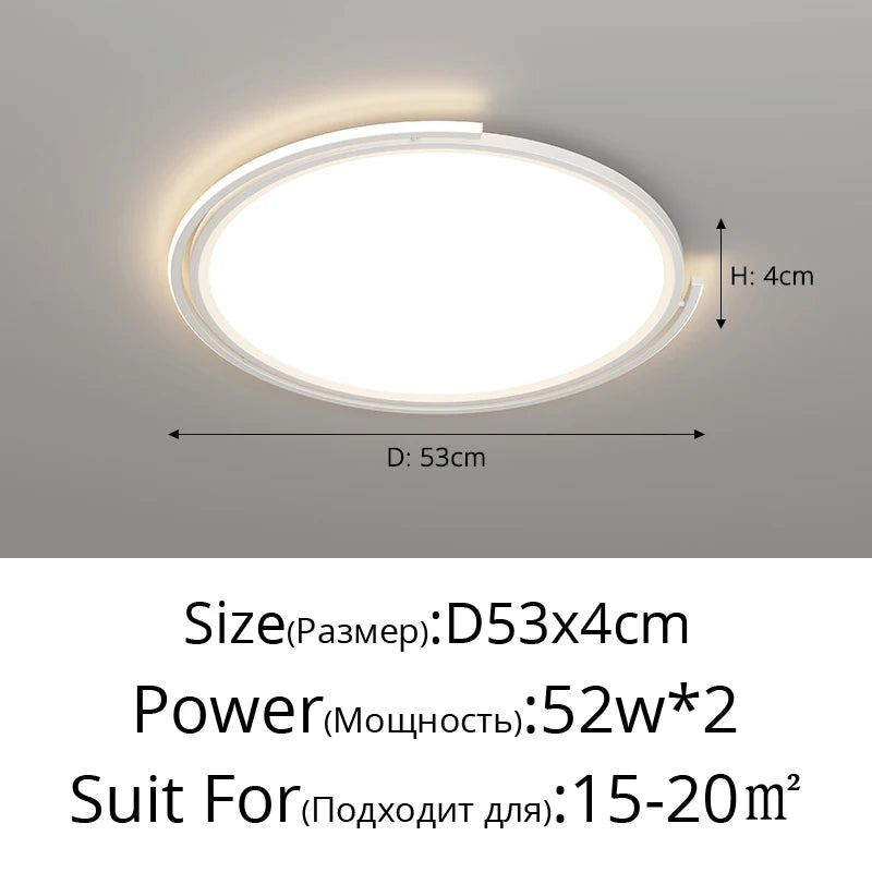 plafonnier led moderne pour éclairage décoratif intérieur