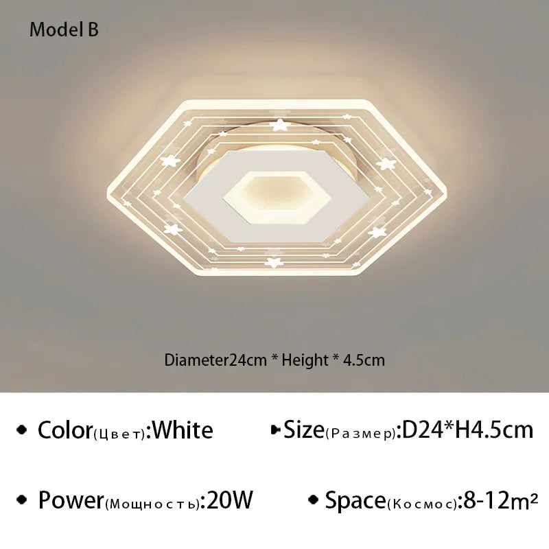 plafonnier led moderne pour éclairage intérieur design élégant