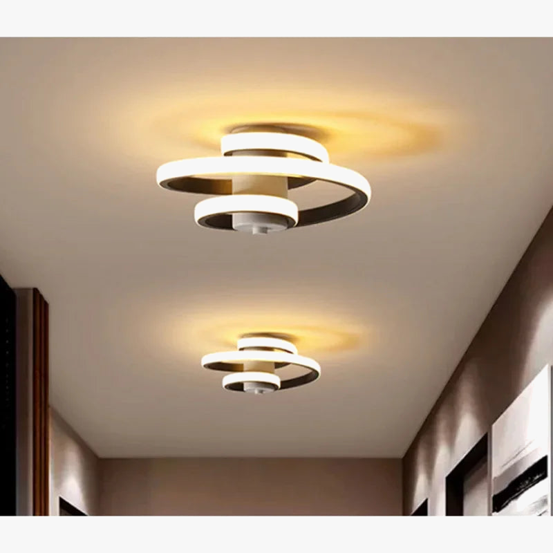 plafonnier à led moderne pour éclairage intérieur design nordique