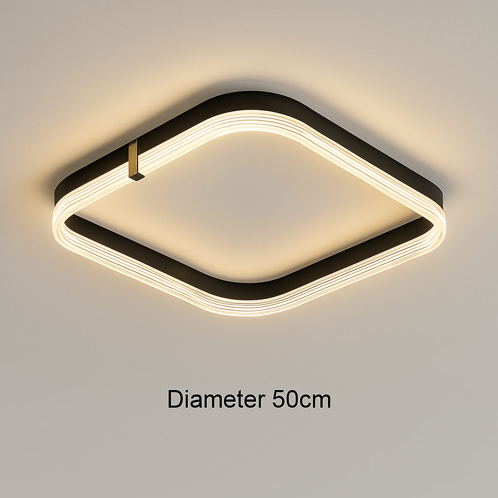 plafonnier led moderne pour décoration d'intérieur élégante