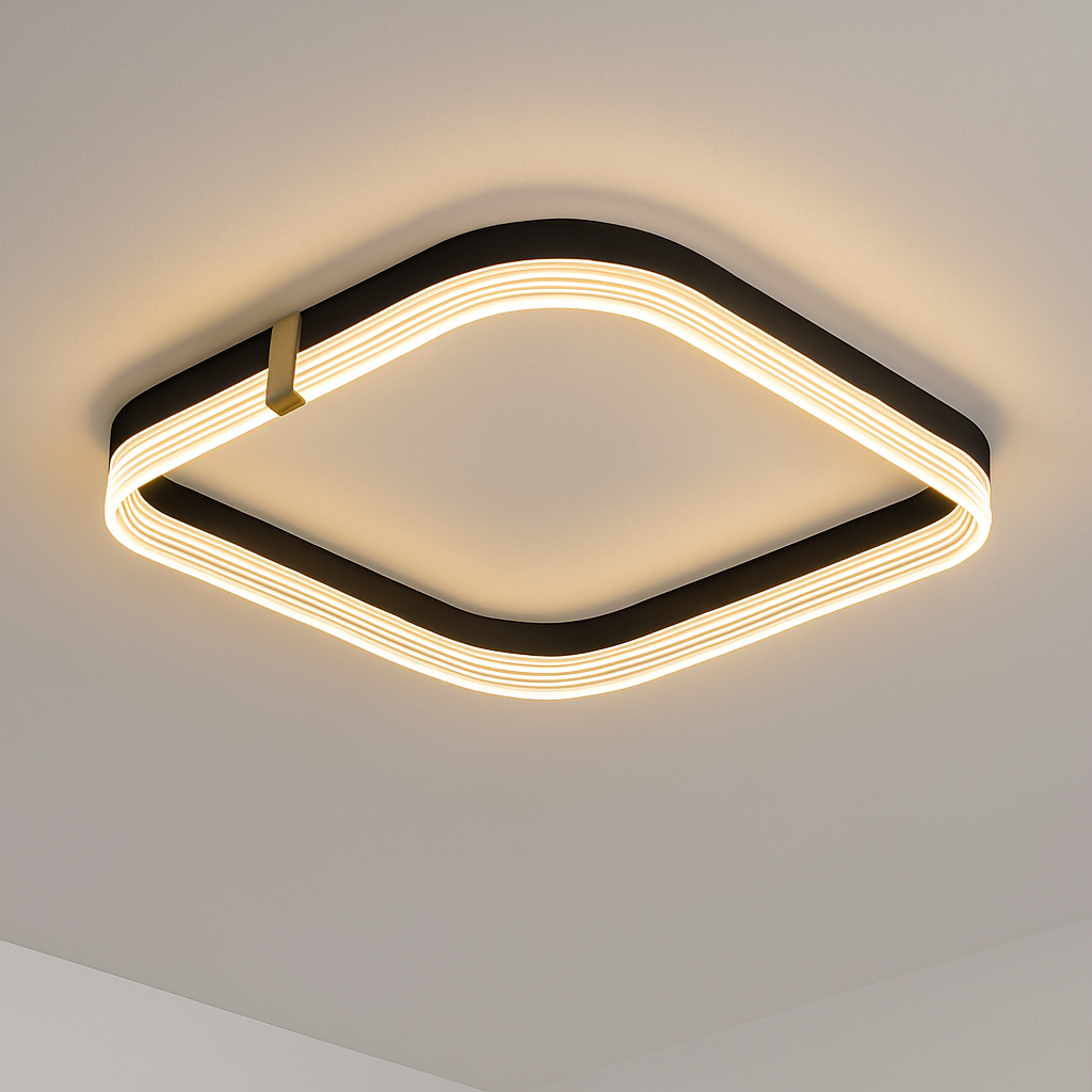 plafonnier led moderne pour décoration d'intérieur élégante