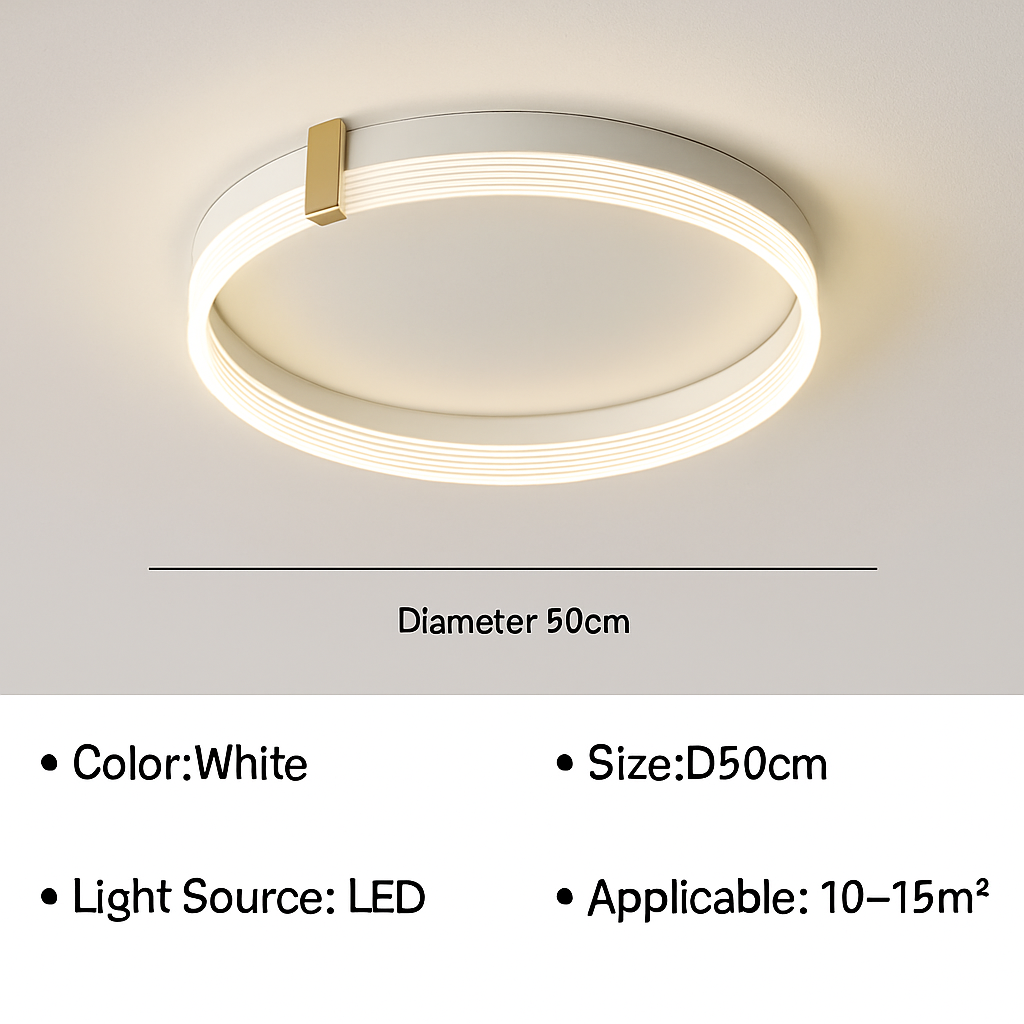plafonnier led moderne pour décoration d'intérieur élégante