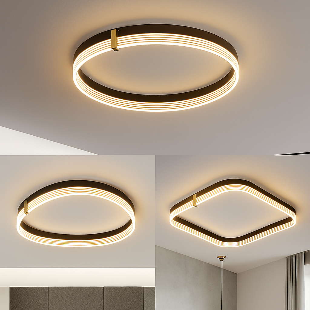 plafonnier led moderne pour décoration d'intérieur élégante
