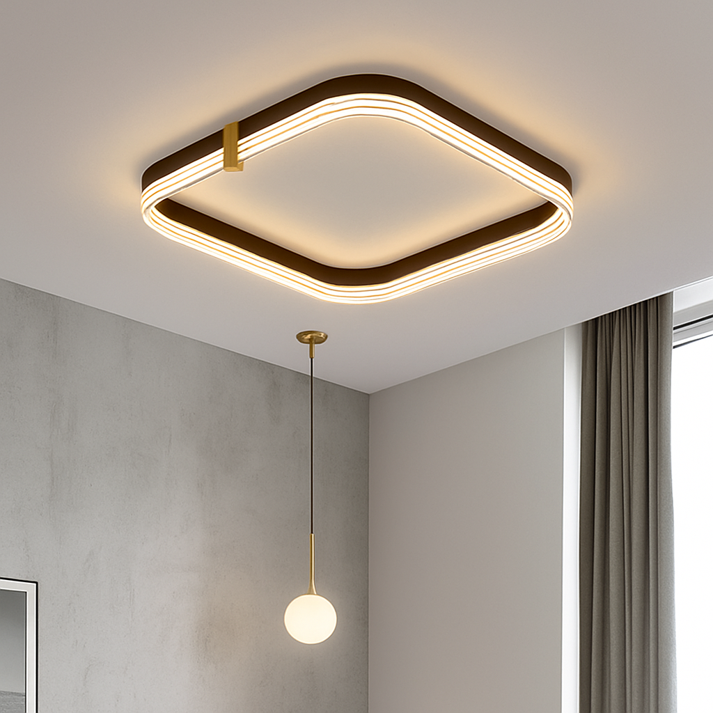 plafonnier led moderne pour décoration d'intérieur élégante