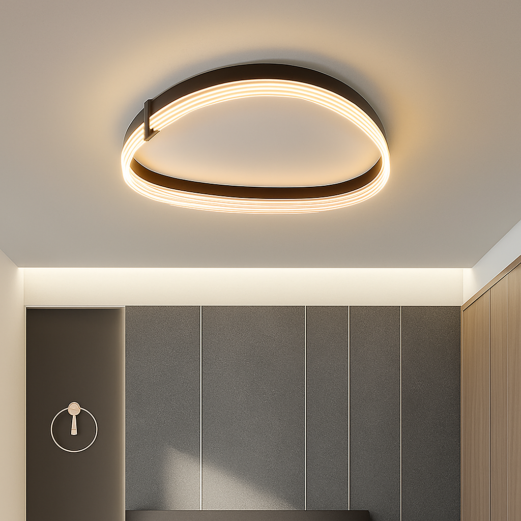 plafonnier led moderne pour décoration d'intérieur élégante