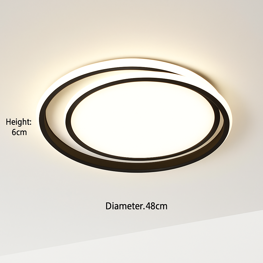 plafonnier led moderne pour décoration d'intérieur élégante