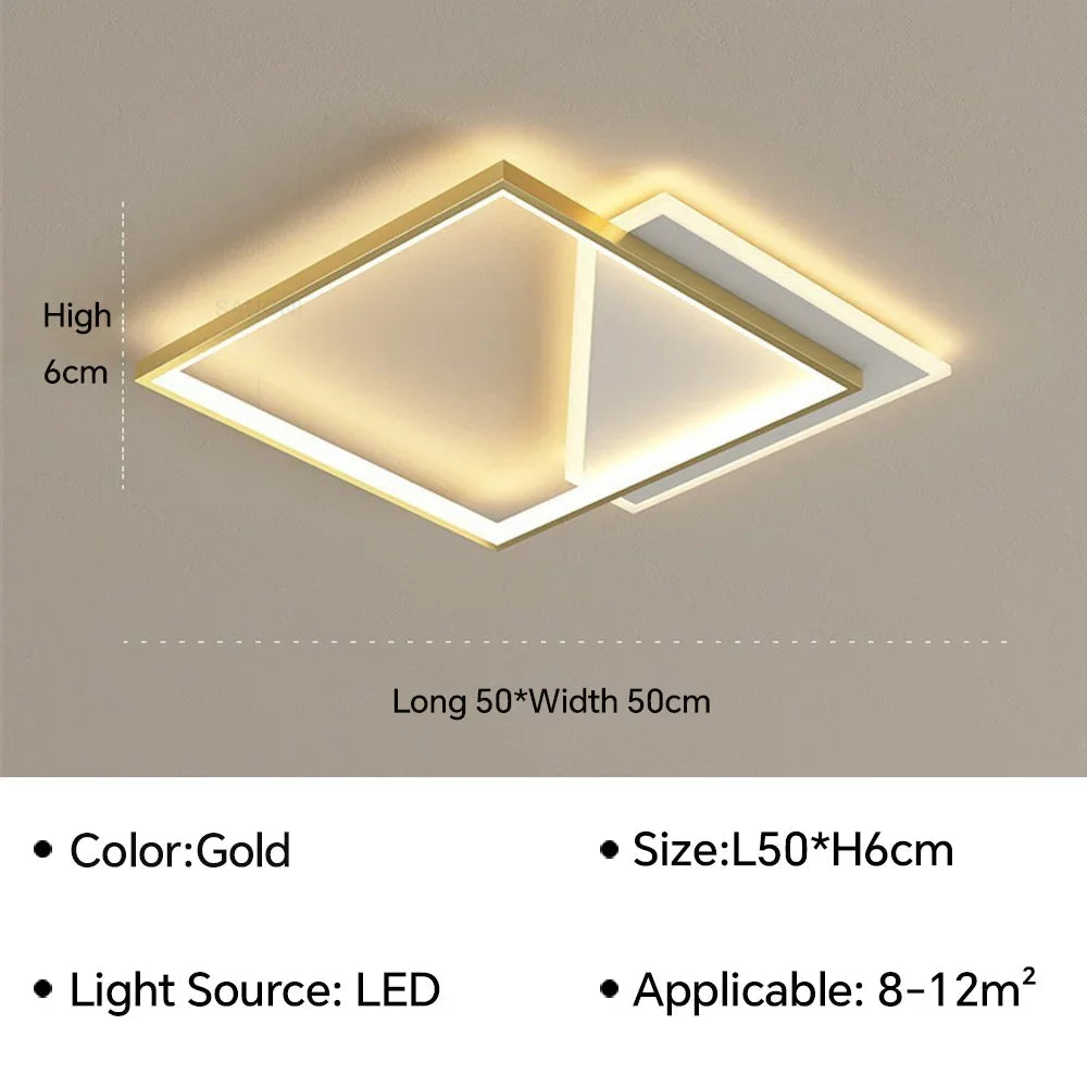 plafonnier led moderne pour décoration d'intérieur élégante