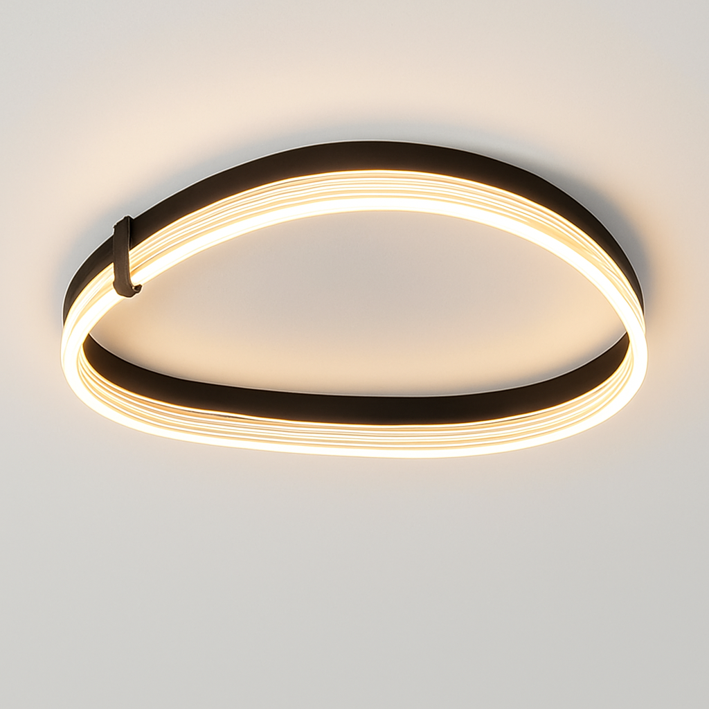 plafonnier led moderne pour décoration d'intérieur élégante