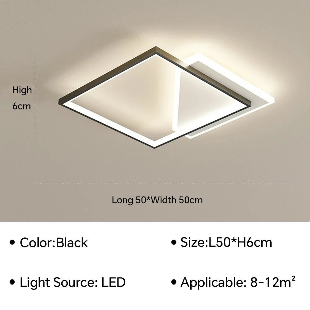 plafonnier led moderne pour décoration d'intérieur élégante