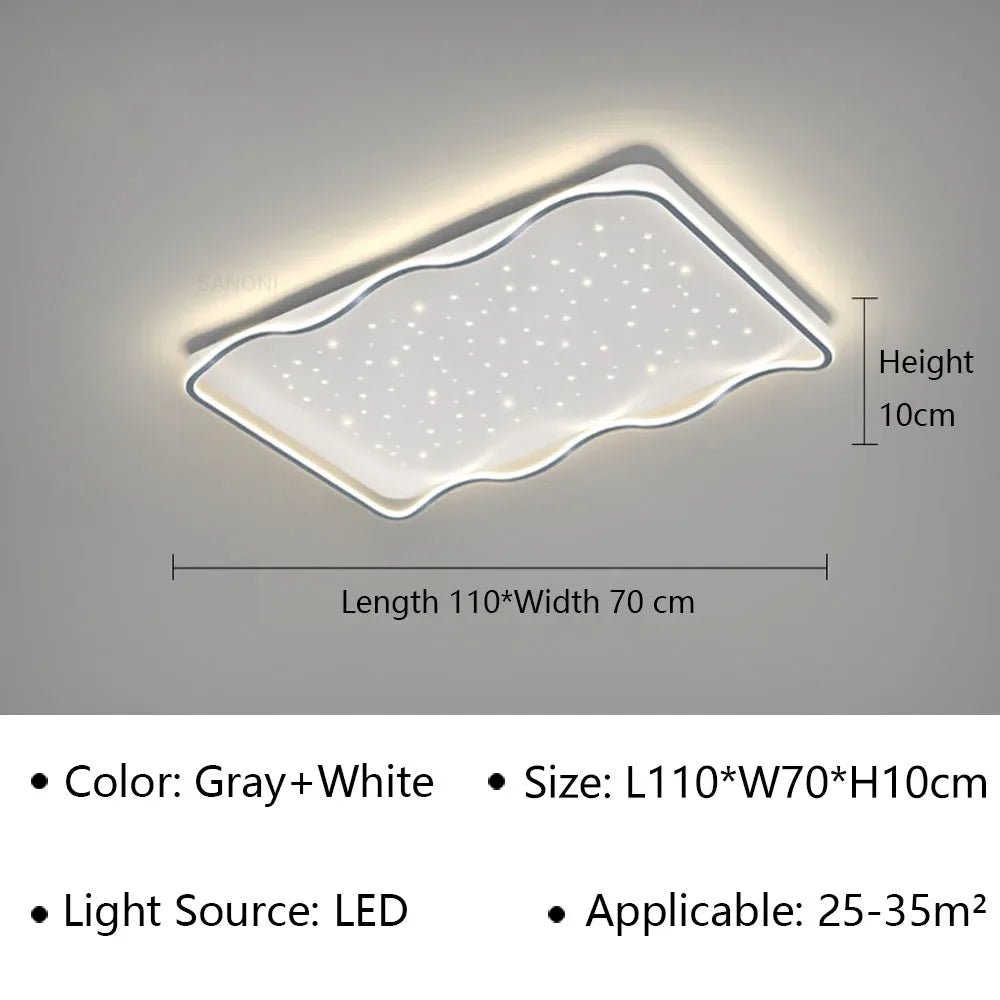 plafonnier led moderne pour décoration d'intérieur élégante et contemporaine