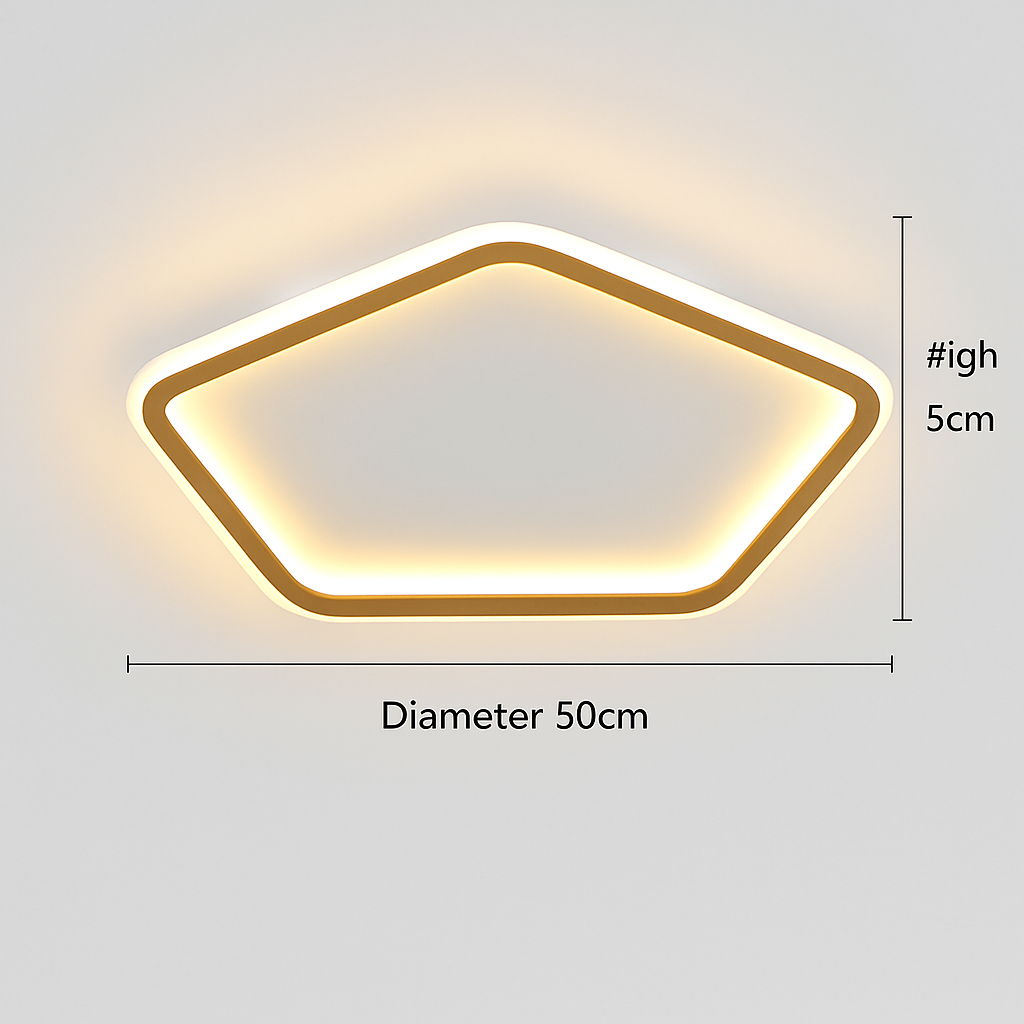 plafonnier led moderne pour décoration intérieure et ambiance chaleureuse
