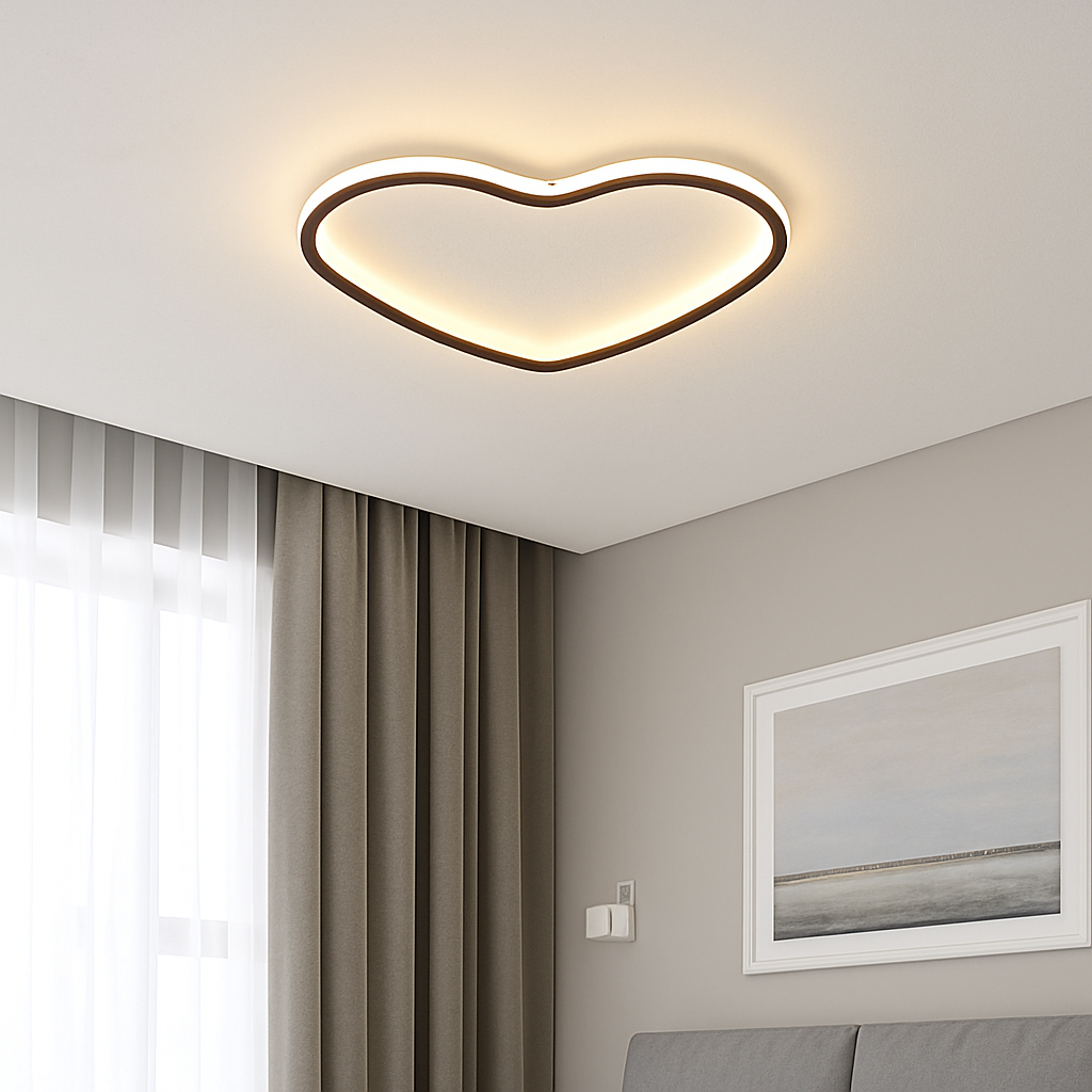 plafonnier led moderne pour décoration intérieure et ambiance chaleureuse
