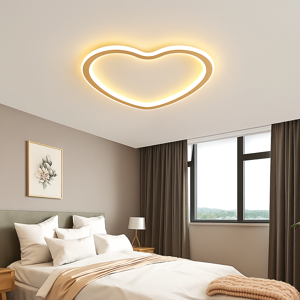 plafonnier led moderne pour décoration intérieure et ambiance chaleureuse