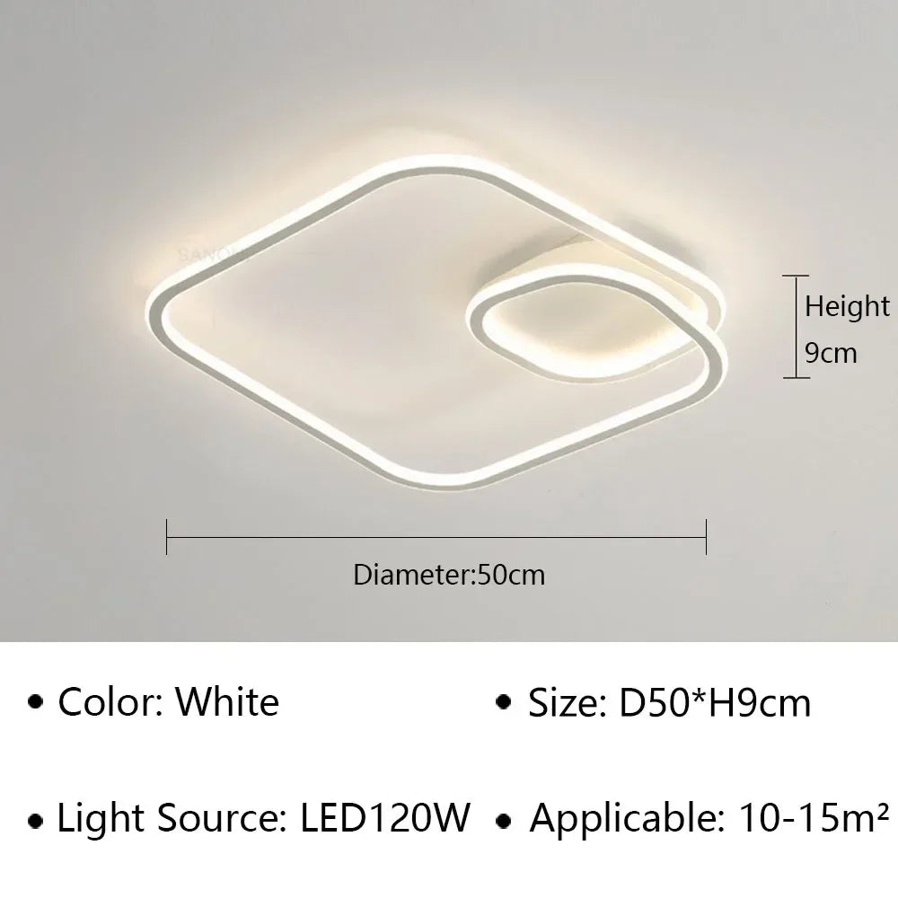 plafonnier led moderne pour décoration intérieure et ambiance chaleureuse