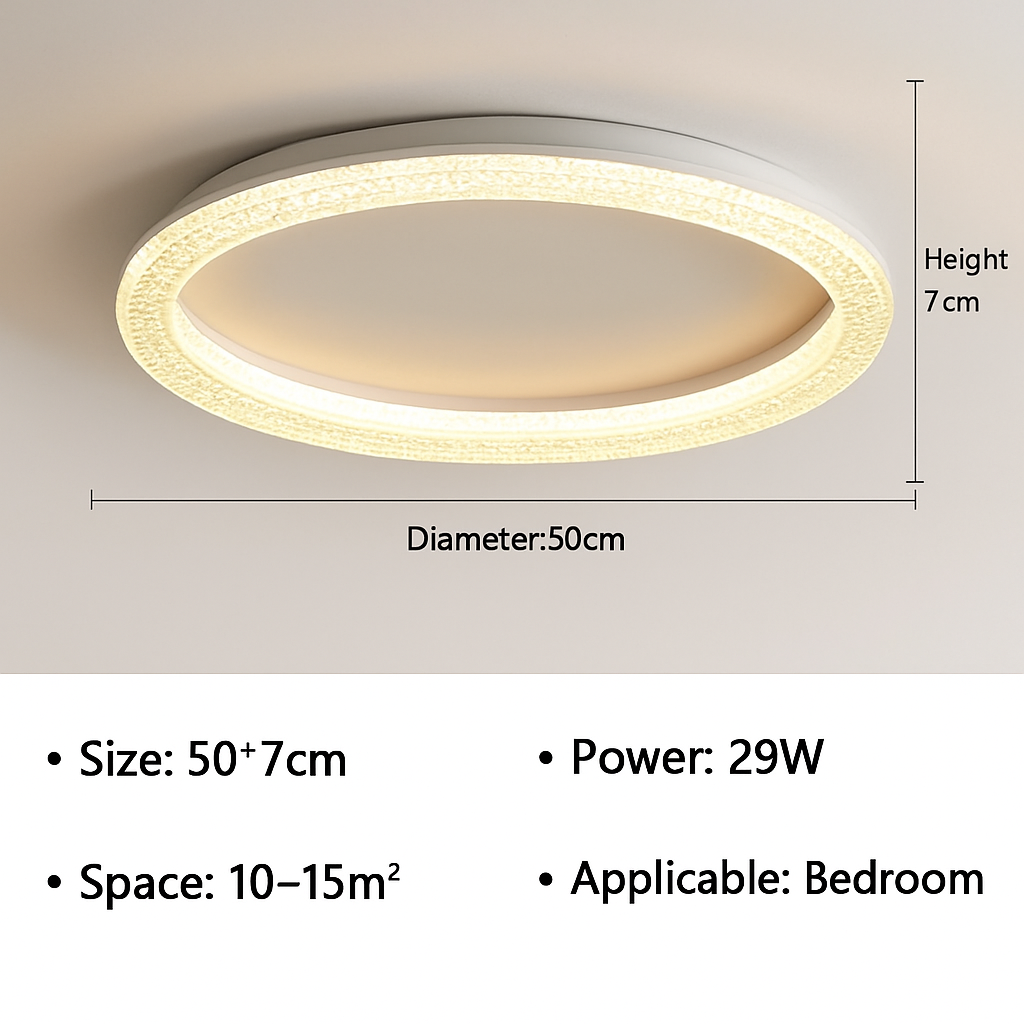 plafonnier led moderne pour décoration intérieure et ambiance chaleureuse