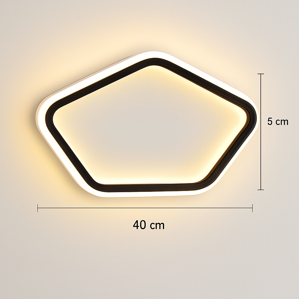 plafonnier led moderne pour décoration intérieure et ambiance chaleureuse
