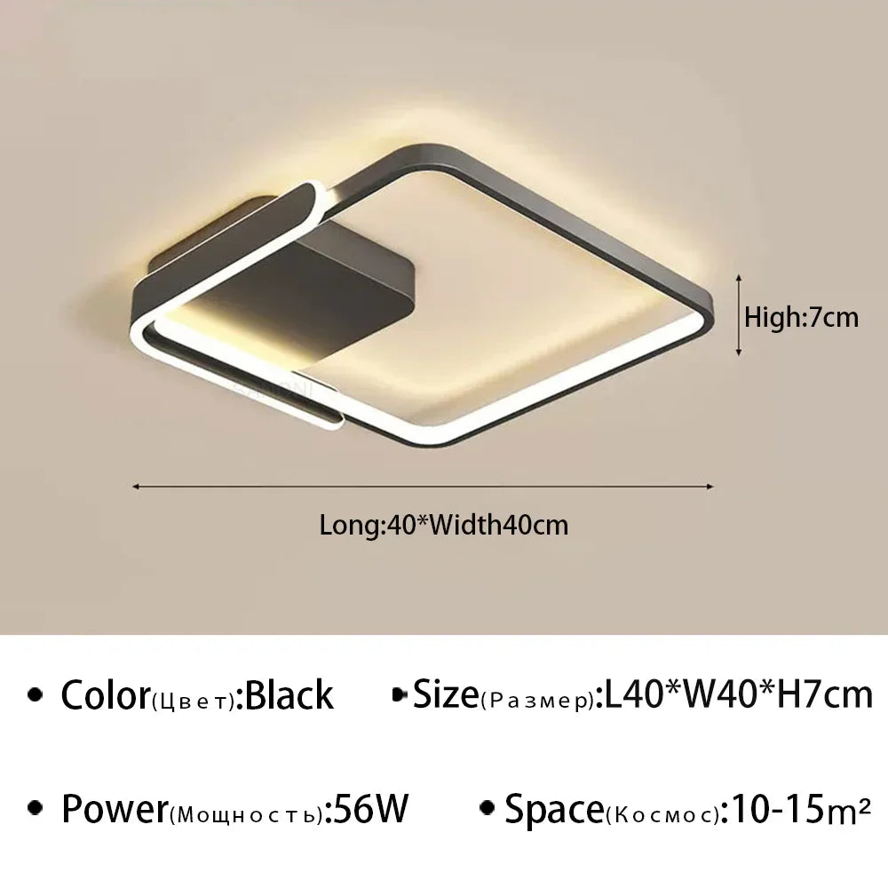 plafonnier led moderne pour décoration intérieure et ambiance chaleureuse
