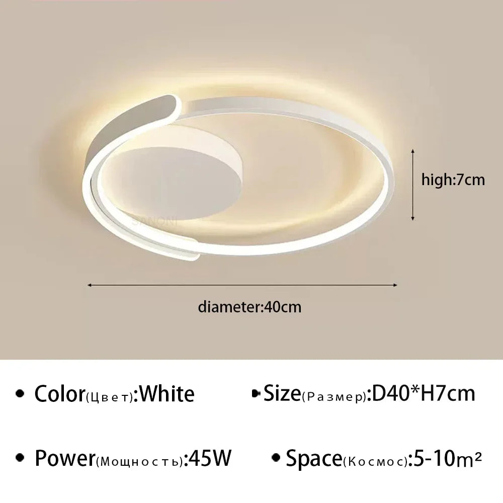 plafonnier led moderne pour décoration intérieure et ambiance chaleureuse