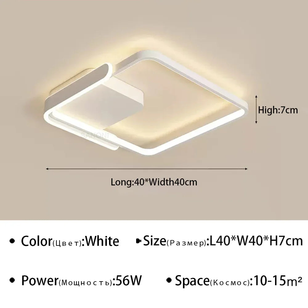 plafonnier led moderne pour décoration intérieure et ambiance chaleureuse