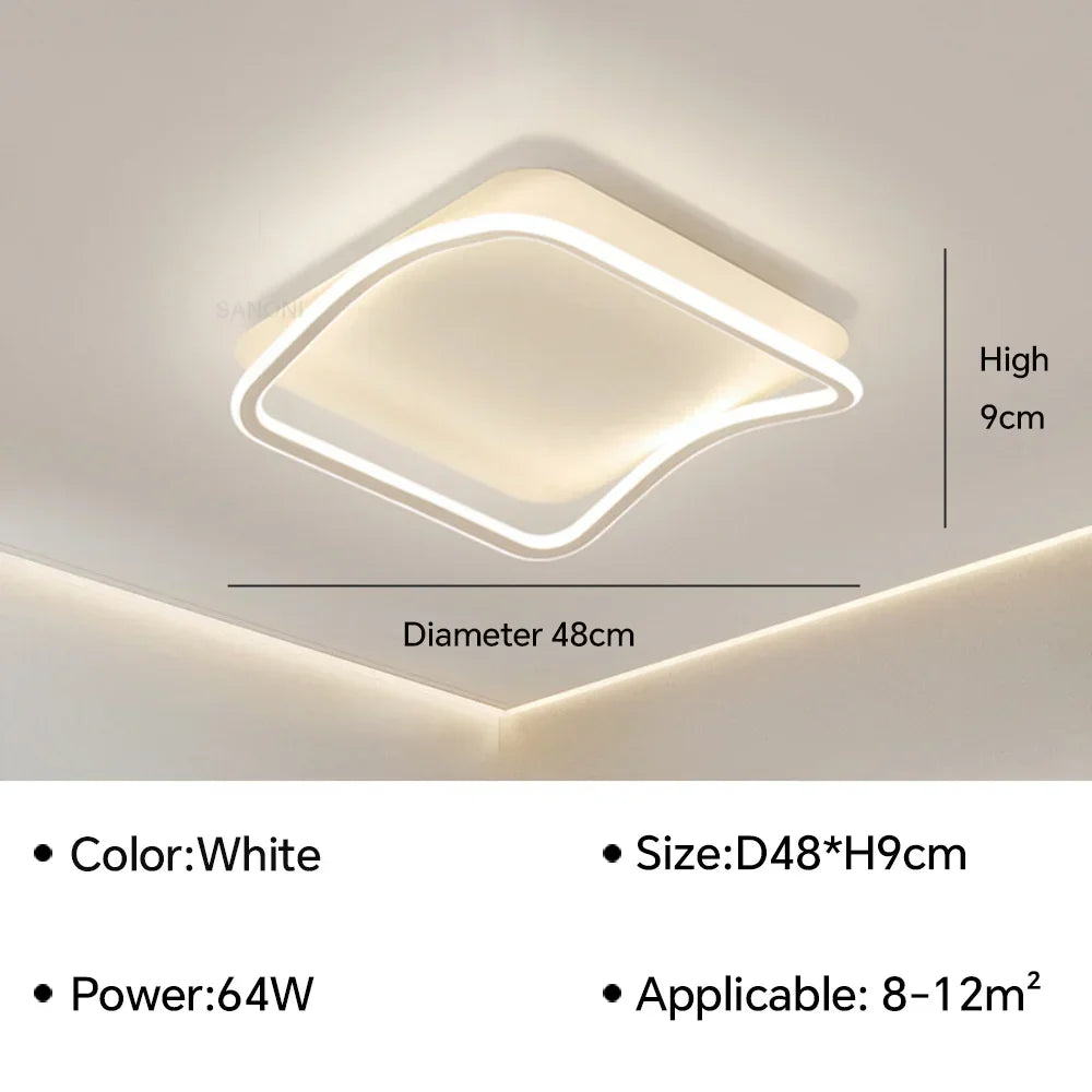 plafonnier led moderne pour décoration intérieure et éclairage design