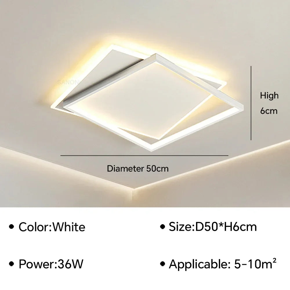 plafonnier led moderne pour décoration intérieure et éclairage design