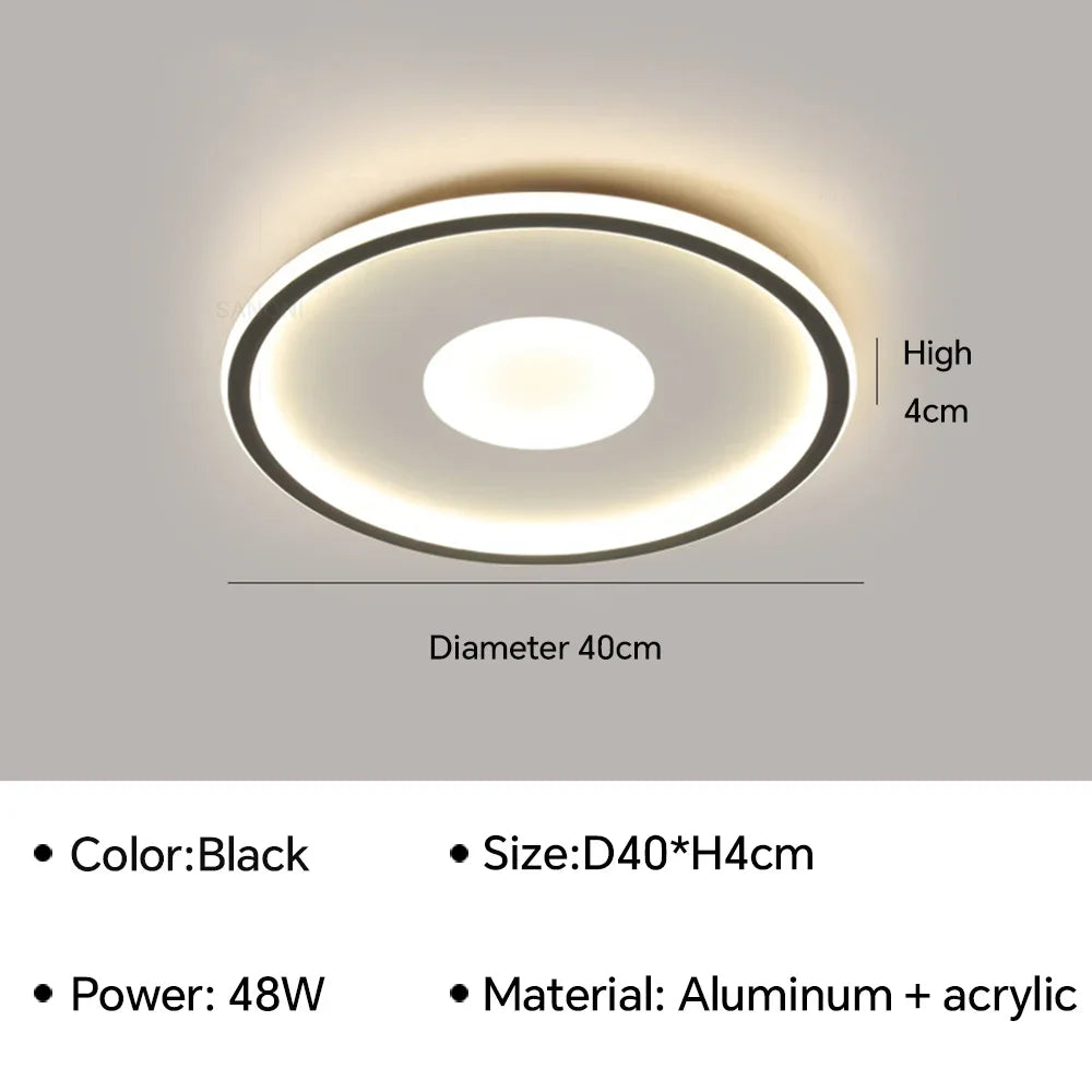 plafonnier led moderne pour décoration intérieure et éclairage design