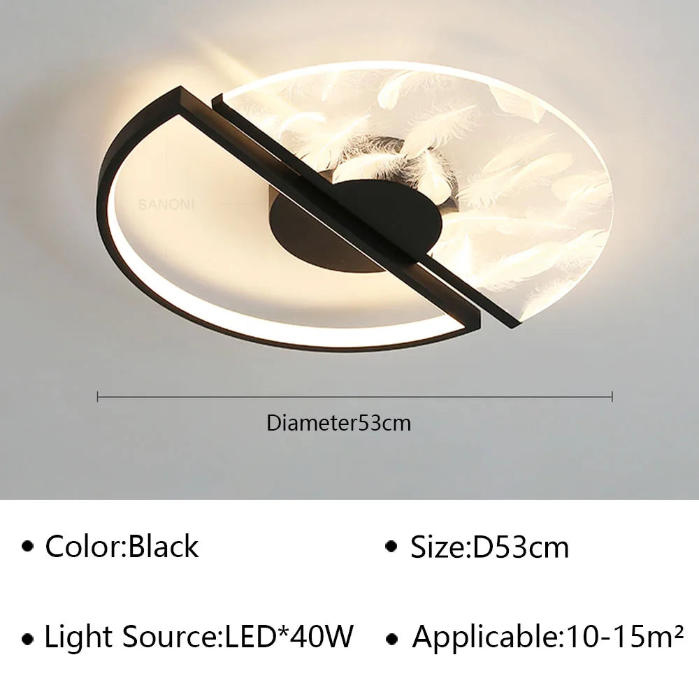 plafonnier led moderne pour décoration intérieure et éclairage élégant