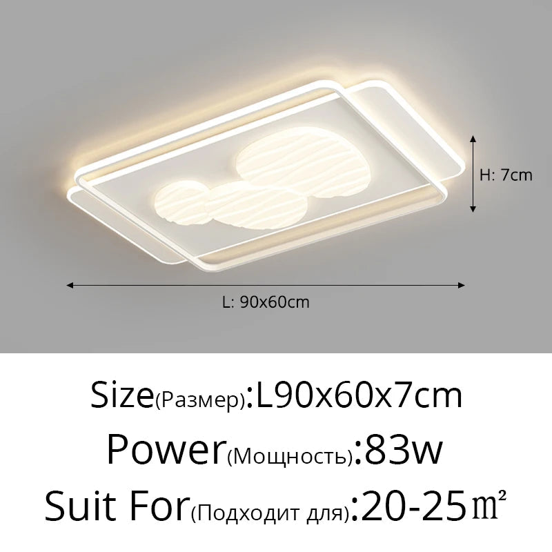 plafonnier à led moderne pour décoration intérieure et luminaires élégants