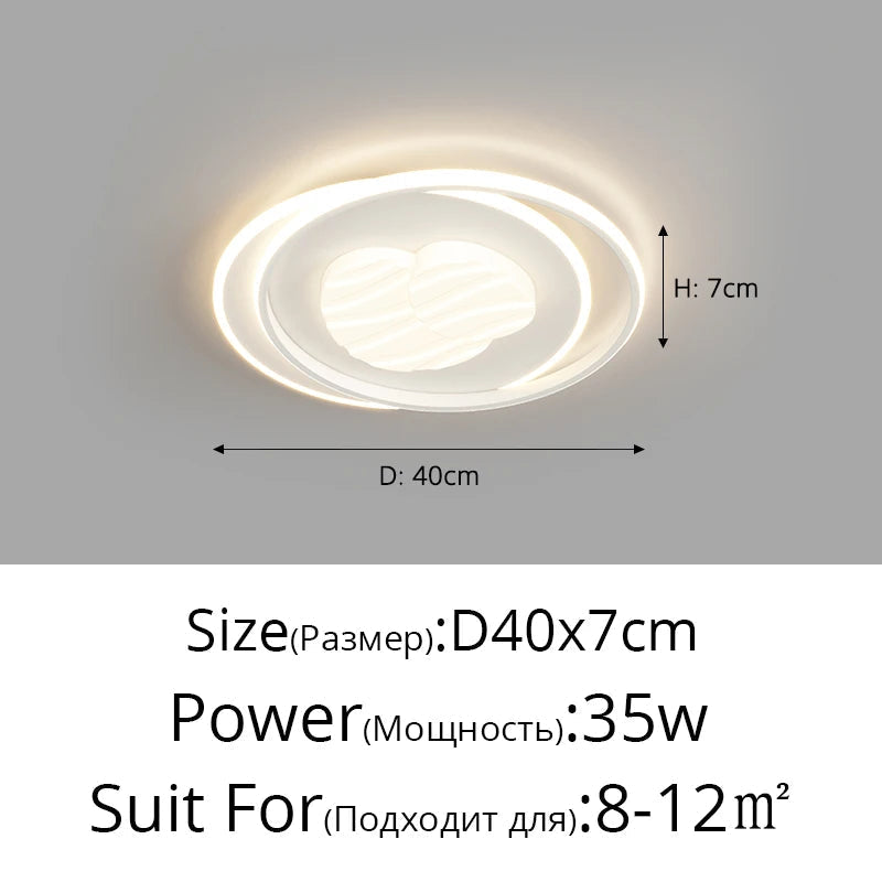 plafonnier à led moderne pour décoration intérieure et luminaires élégants
