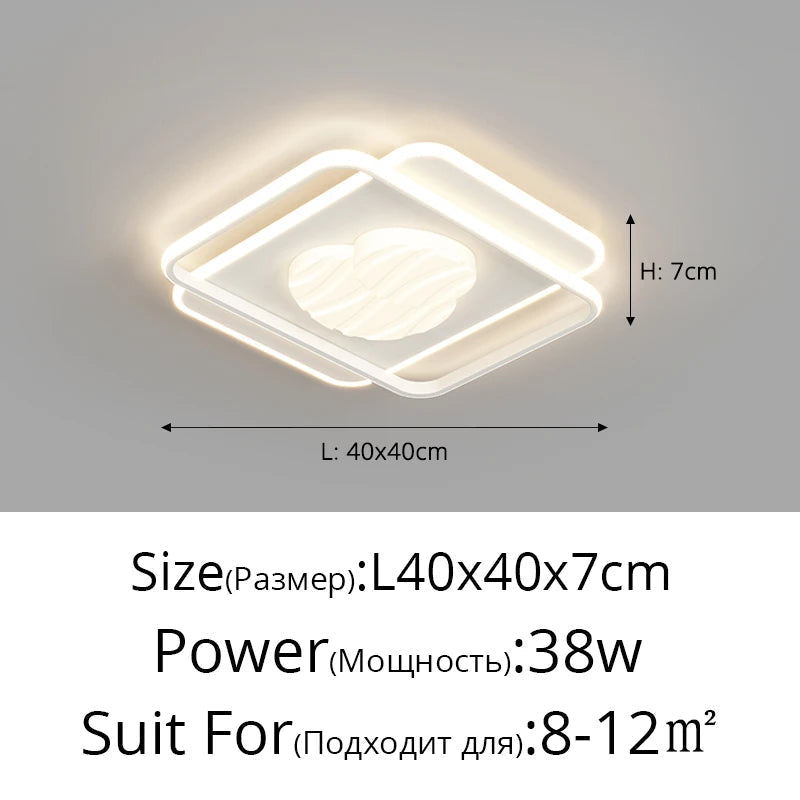 plafonnier à led moderne pour décoration intérieure et luminaires élégants