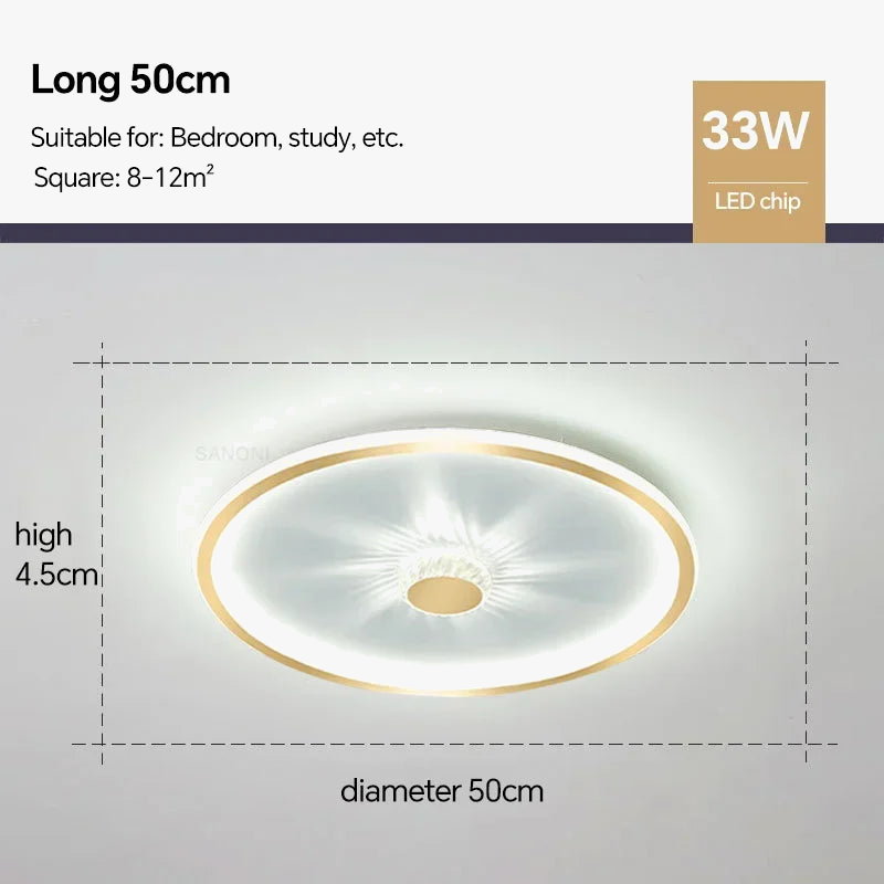plafonnier led moderne pour décoration intérieure élégante