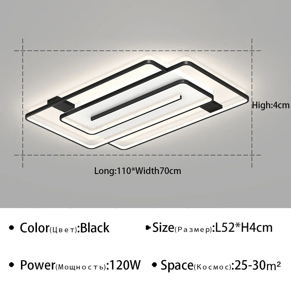 plafonnier led moderne pour décoration intérieure élégante