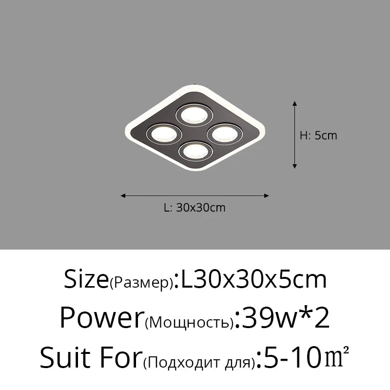 plafonnier led moderne pour décoration intérieure élégante et contemporaine